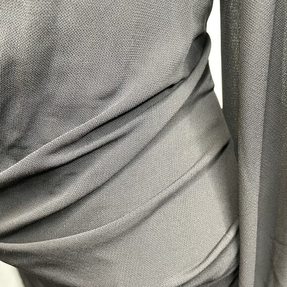 Talbot‎ Runhof Women's Black Bodycon Long Dress Size 2 Stretchy Pret Statement - Picture 6 of 16